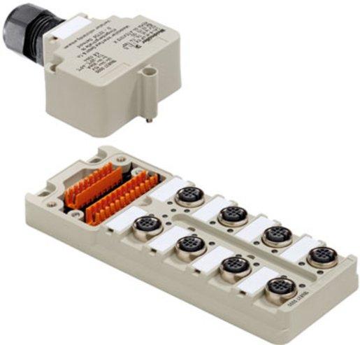 Passiver Sensor-/Aktor-Verteiler (ohne Leitung) Komplett-Modul Haubenversion Ex
