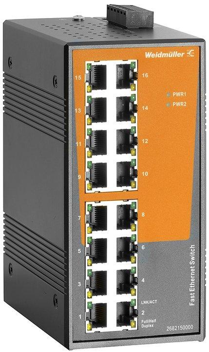 Netzwerk-Switch (unmanaged) unmanaged Fast Ethernet Anzahl Ports: 16x RJ45 -40 °
