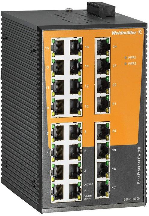 Netzwerk-Switch (unmanaged) unmanaged Fast Ethernet Anzahl Ports: 24x RJ45 -40 °