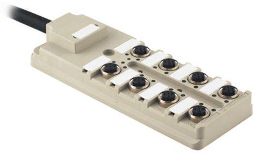 Passiver Sensor-/Aktor-Verteiler (mit Leitung) Komplett-Modul Fixkabelversion