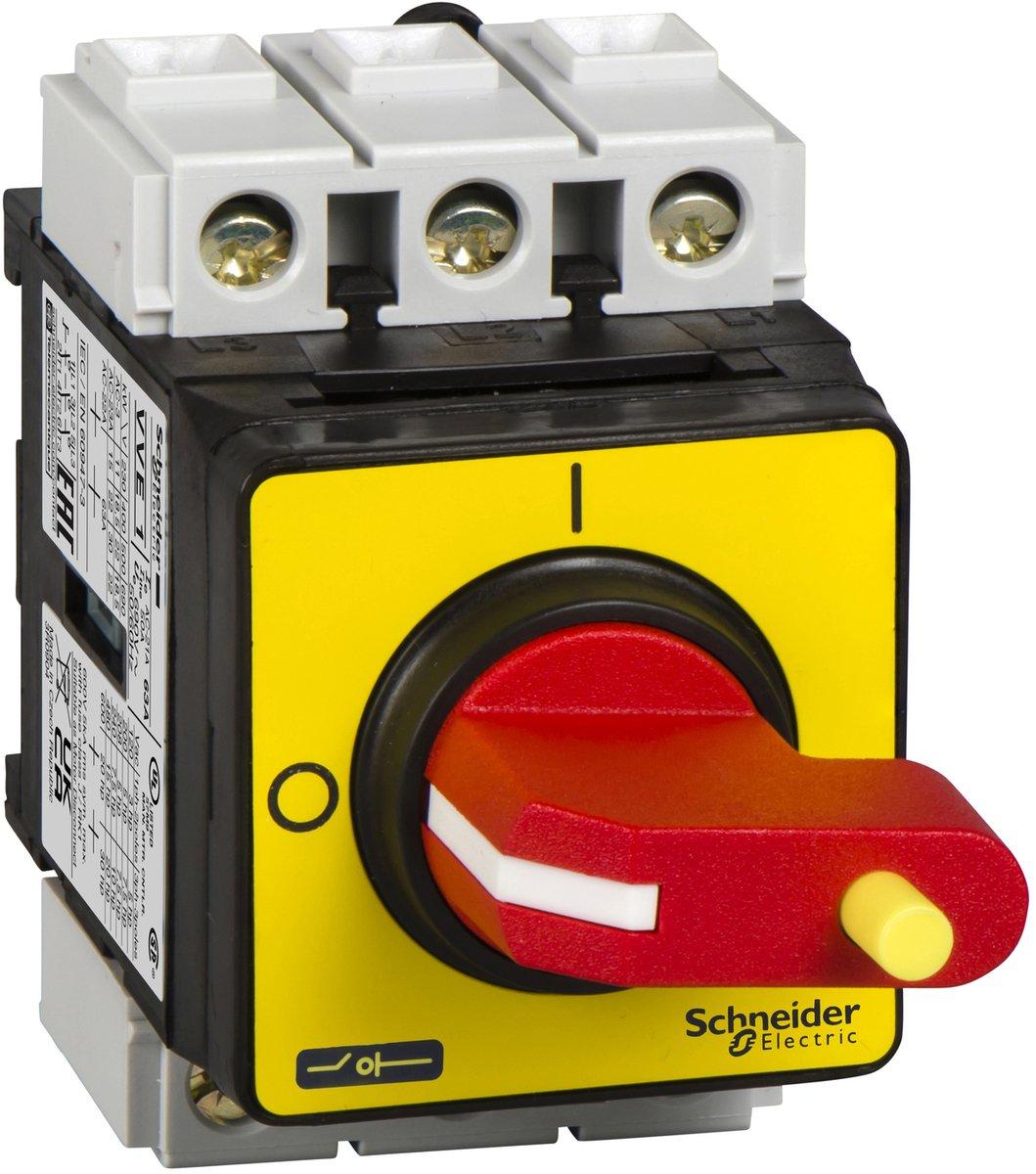 Lasttrennschalter VVE TeSys 3p 690 V 25A abschließbarer roter Griff