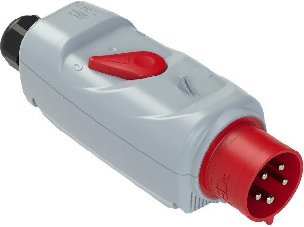 CEE-Motorschutzstecker (PKZM0)  32A 5p 6h (25-32A) IP44
