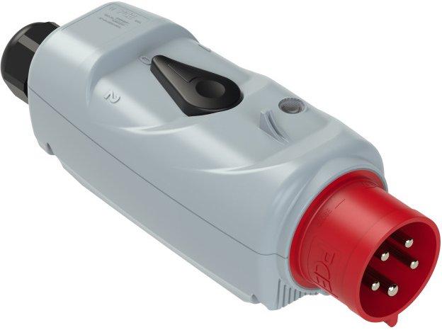 CEE-Stecker mit Schalter (WENDE) +BA 32A 5p 6h IP44