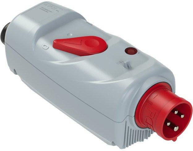 CEE-Motorschutzstecker (PKZM0) PW + DFK 16A 4p 6h (10-16A) IP44