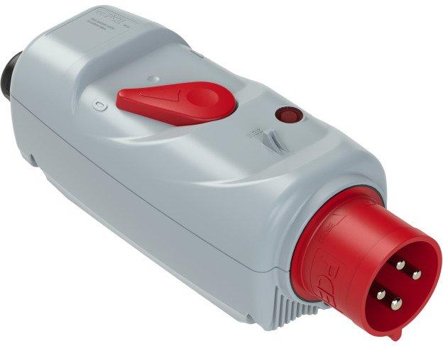 CEE-Motorschutzstecker (PKZM0) PW + DFK 32A 4p 6h (10-16A) IP44