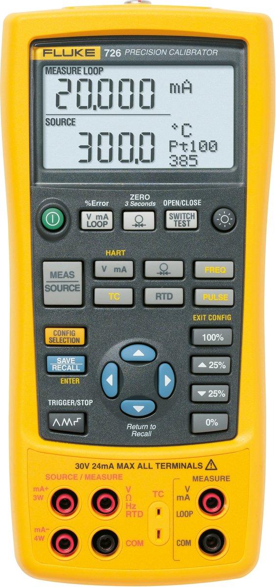 Präzisions-Multifunktions-Prozesskalibrator Fluke 726 mit 1 Jahr Premium Care