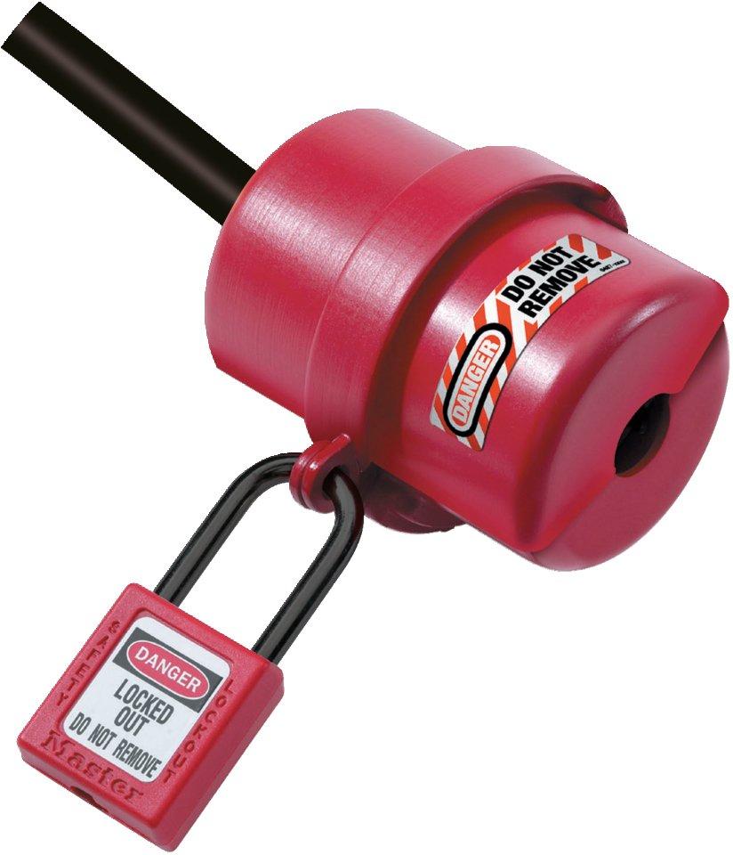 Verriegelungsvorrichtung für 120 - 240 V Stecker