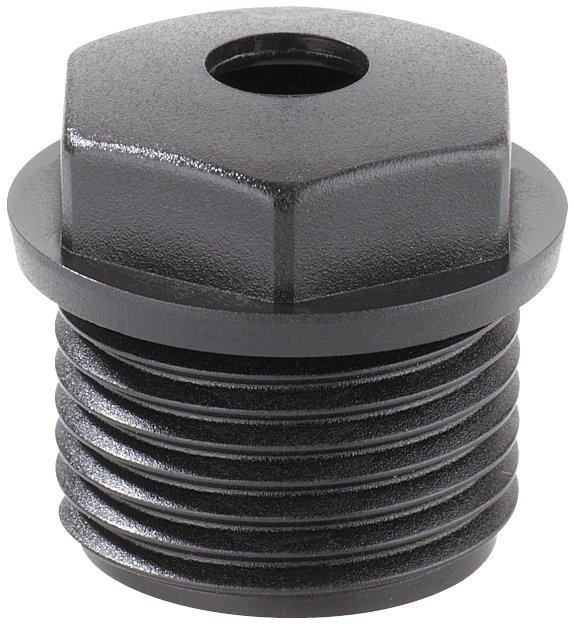 Würgenippel tiefschwarz Schutzart IP54 halogenfrei