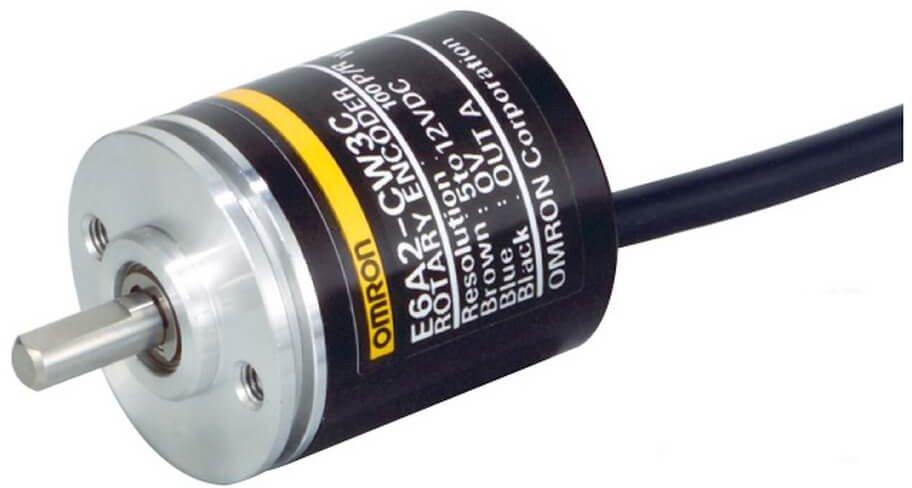 Drehgeber inkrem. 100 Hz/Umdrehung 12 - 24 VDC Phase A/B NPN-Ausgang 0.5-m-Kabel