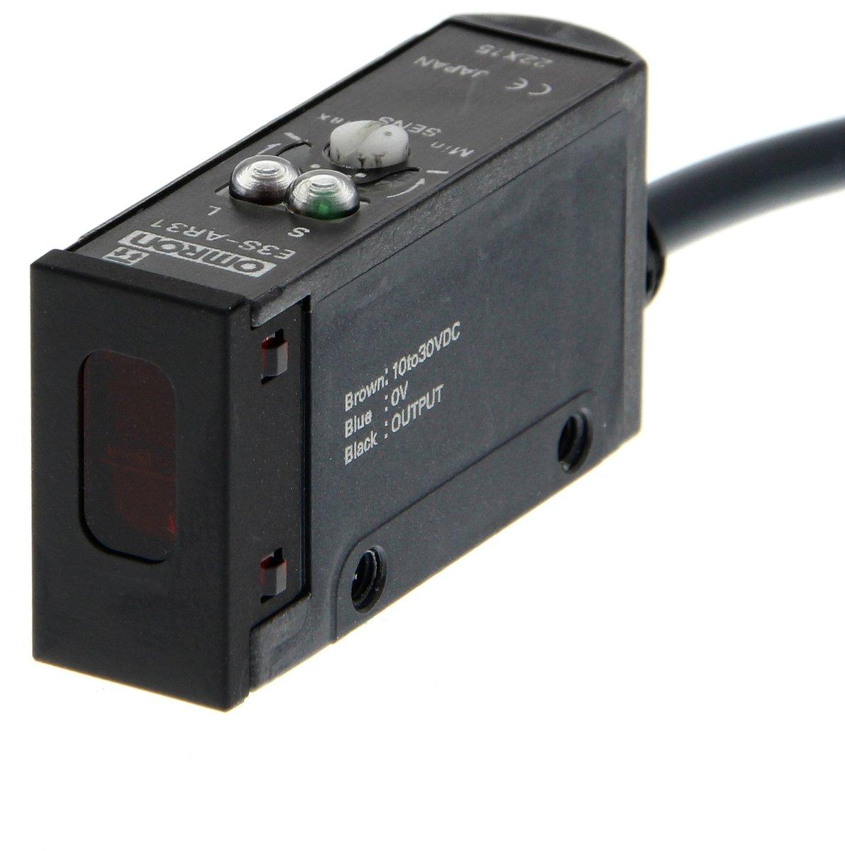 Fotoschalter Reflexionslichtschranke Reichw. 0,1 to 2m PBT-Gehäu. quader axial