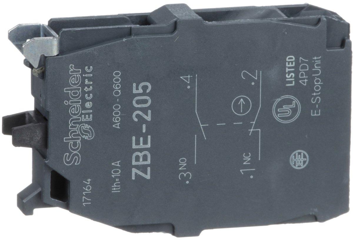 Hilfsschalter Kontaktblock Harmony XB4 und XB5 22mm 30mm Schraubklemme doppelt