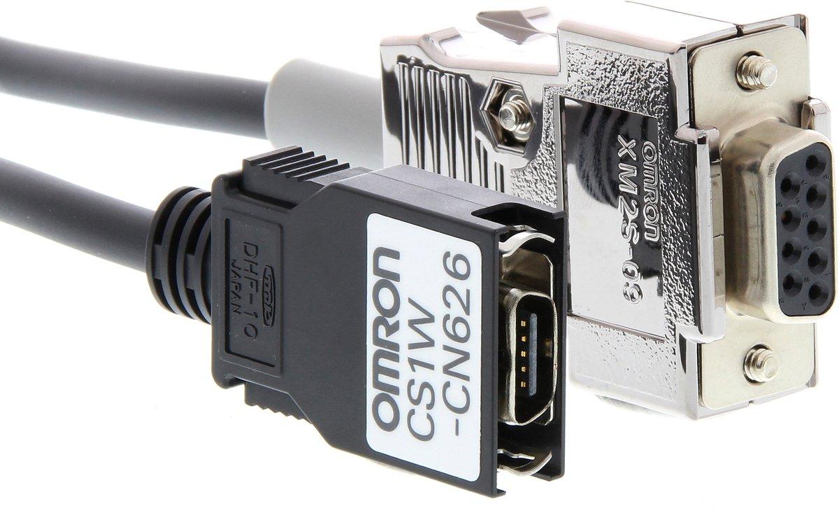 Programmierkabel 6 m zur Verbindung der CS1/CQM1H/CPM2C-Peripherieschnittstelle
