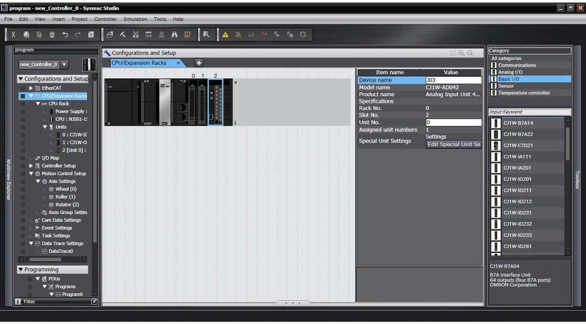SYSMAC STUDIO V1, VOLLVERSION,
