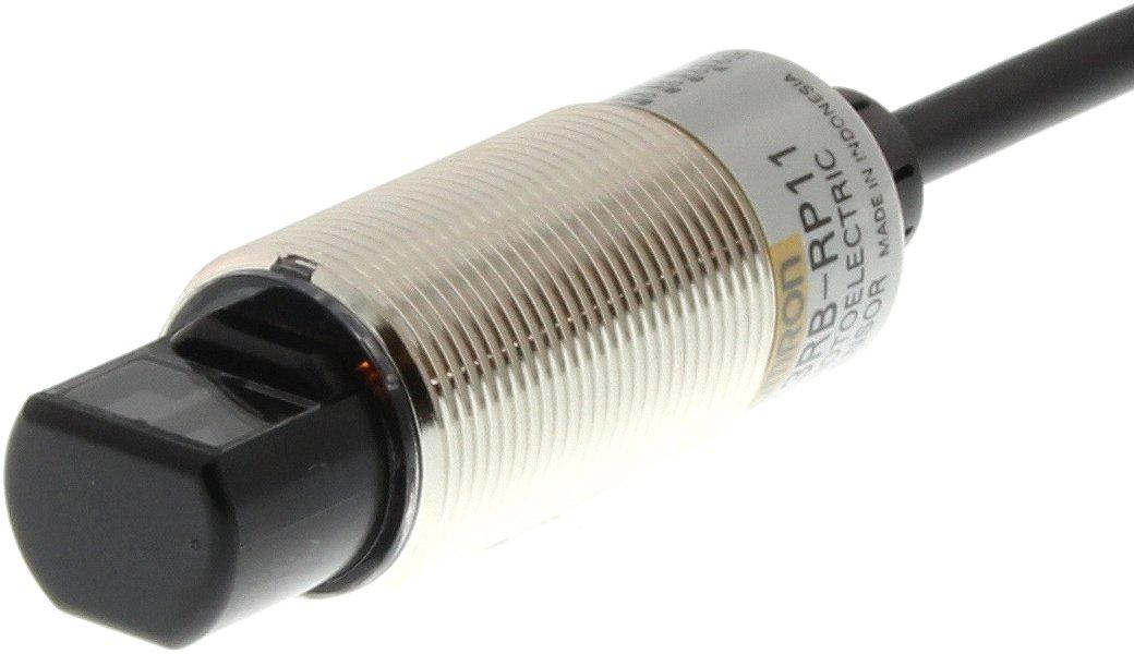 Fotoschalter - PRO Linie Reflektionslichtschr. Rw 3m M18 Messinggehäuse radial