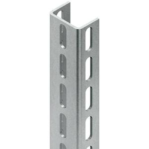 U-Profil 60x40x3000 mm gelocht Stahl feuerverzinkt DIN EN ISO 1461