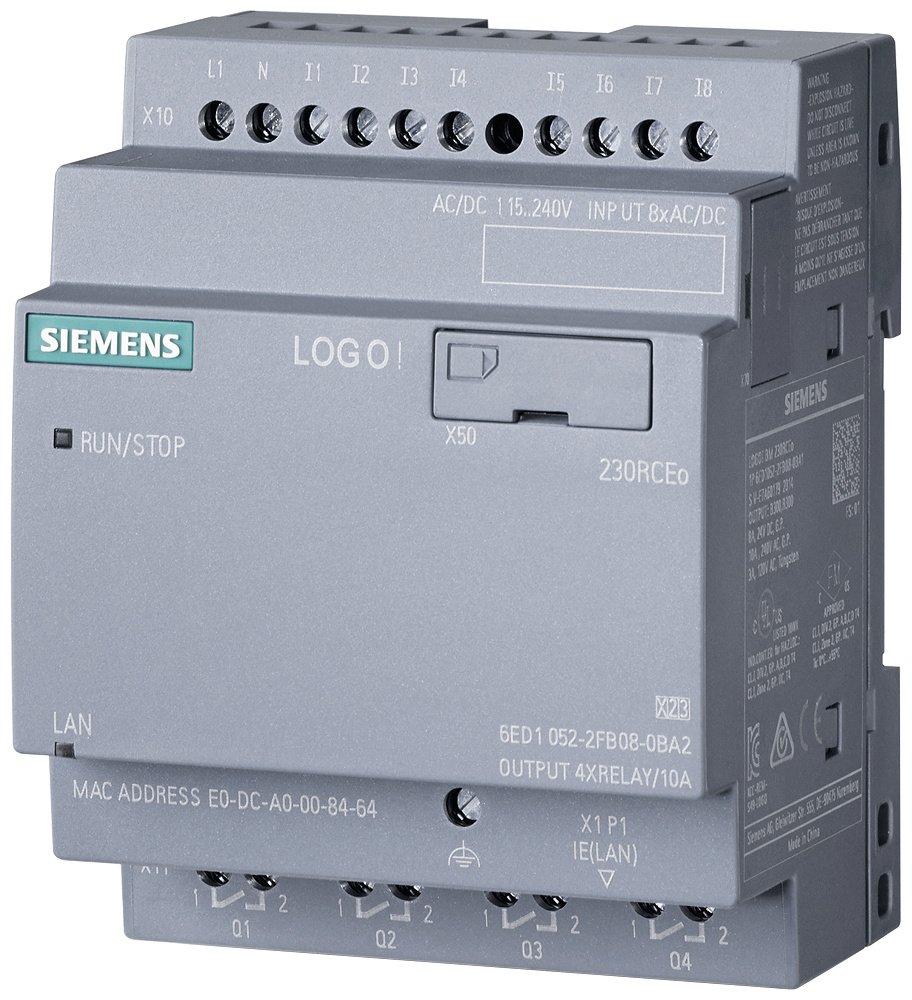 LOGO! 230RCEo Logikmodul SV/E/A: 115V/230V/Relais 8DE/4DA ohne Display
