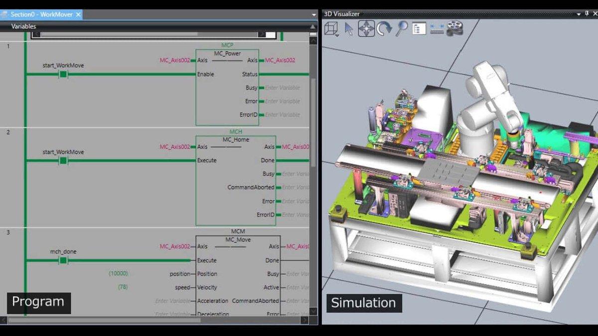 Sysmac Studio 3D Simulation Option (64 Bit) Lizenz für 1 Benutzer
