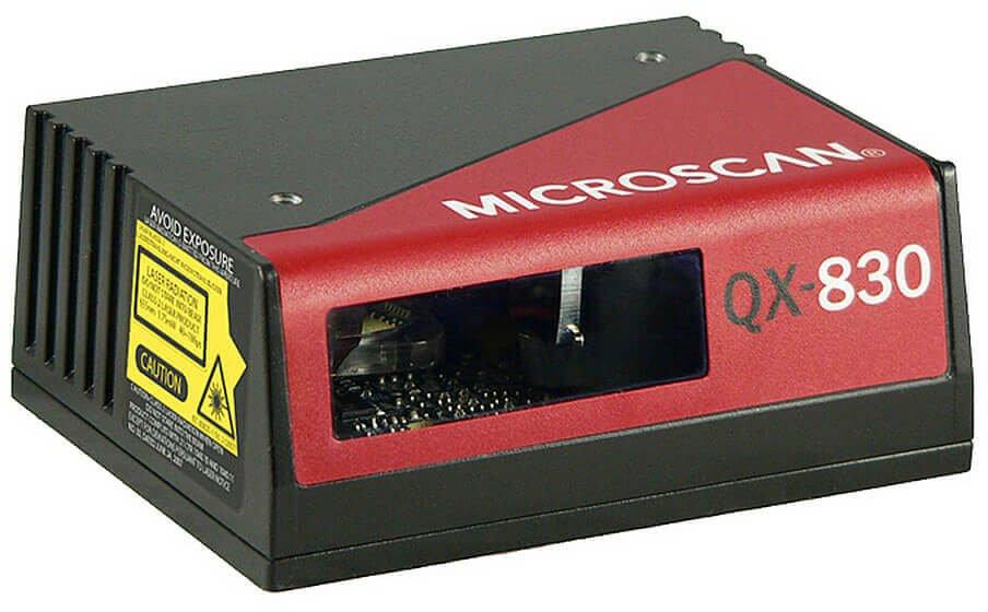 QX-830 Industrie-Barcode-Leser Raster Line geringe Dichte seriell + Ethernet