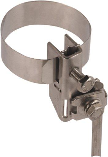 Antennen-Bandrohrschelle NIRO Klemmbereich Rohr 16-89 mm