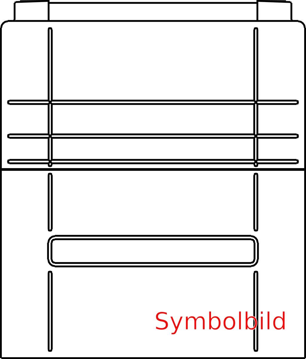 Bodenmontagesockel SB X00 500/320 RAL 7035
