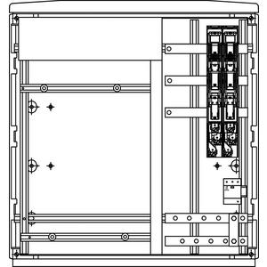 Kabel-Hausanschlussschrank KHS/Tr.AK Cu 160L ÜA(3)B/C 785/850