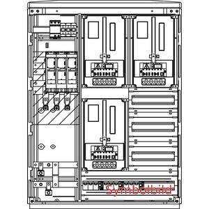 Zählerverteiler Freiluft Strom FZNV F/3 K NV ÜA(3)B/C RK Netz NÖ