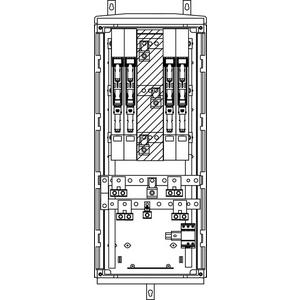 Vorzählerkasten VZK A3/1 1080 Cu/EV240 3x160L ÜA(3)B/C ZAU BB Netz NÖ