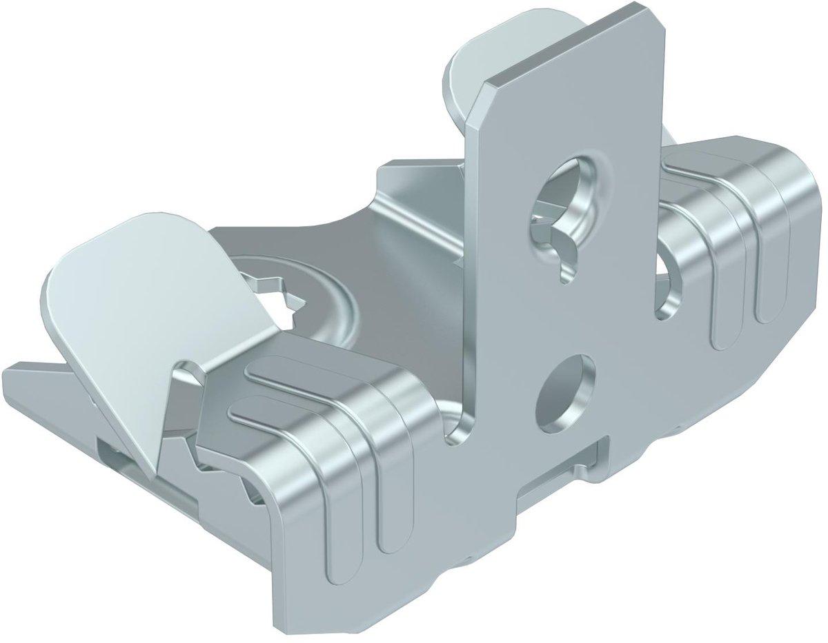 Trägerklammer mit Innengewinde M6 3-7mm Stahl Zinklamelle