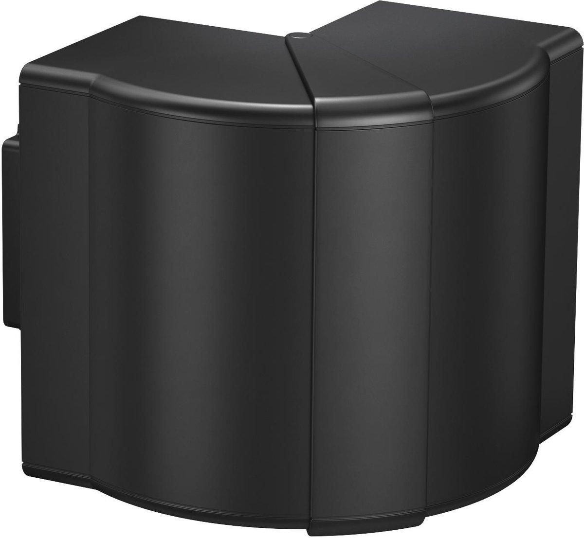 Außeneck variabel 70x130 Polycarbonat/Acrylnitril-Butadien-Styrol tiefschwarz