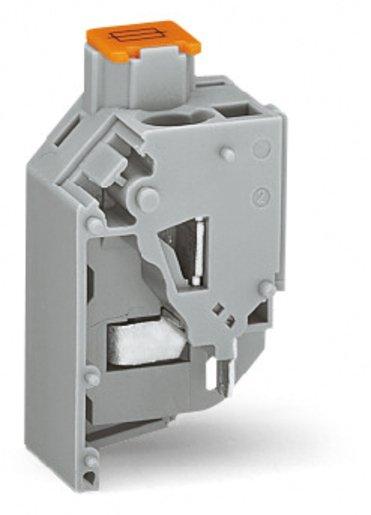 Transformatorsicherungsklemme für Sicherung 5 x 20 mm grau
