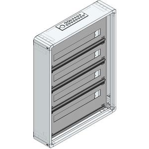 AP-Installations-Flachverteiler + RW Einsatz 4EBS (88TE)