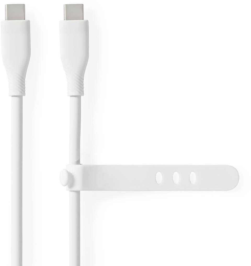 USB-C Kabel 60 W 480 Mbps 1,5 m weiß