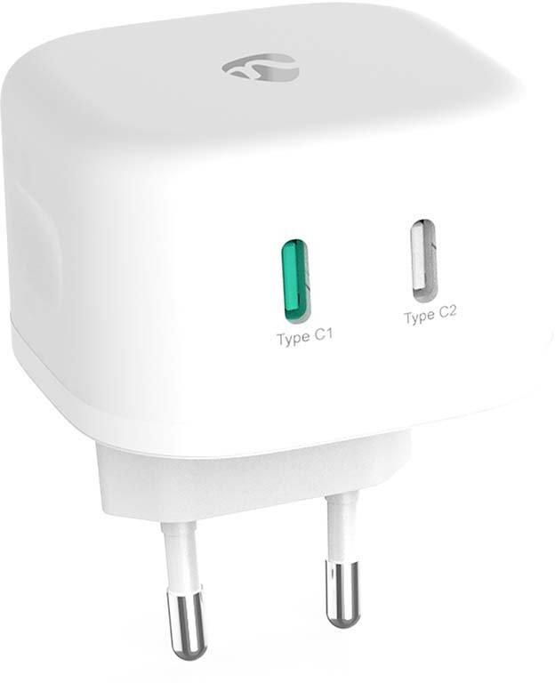 Netzladegerät 45 W Schnellladefunktion 2x USB-C