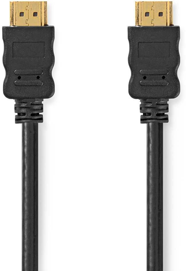 High Speed ​​HDMI Kabel mit Ethernet HDMI Stecker 4K@30Hz 5 m schwarz