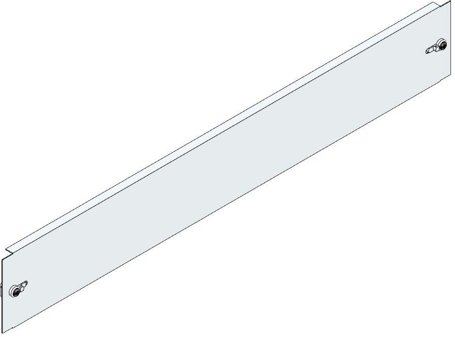Blindblende Fe Breite C Höhe 100mm inkl. Schubklemmen und Schrauben