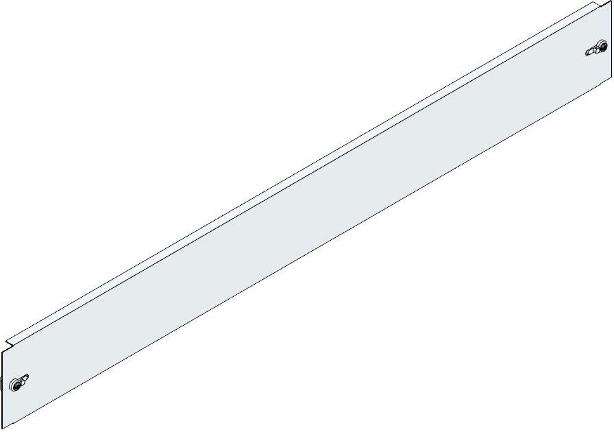 Blindblende Fe Breite D Höhe 100mm inkl. Schubklemmen und Schrauben