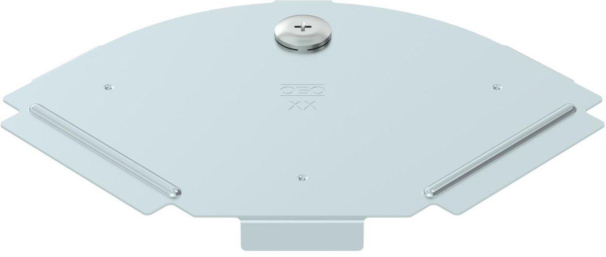 Deckel für 90°-Bogen B100mm Stahl bandverzinkt