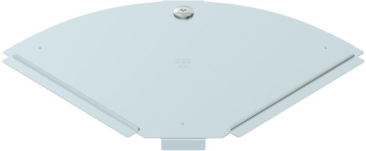 Deckel für 90°-Bogen B200mm Stahl bandverzinkt Zink/Aluminium Double Dip