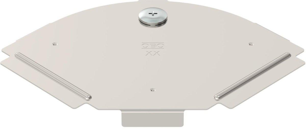 Deckel für 90°-Bogen B100mm Edelstahl rostfrei A4 1.4571 blank nachbehandelt