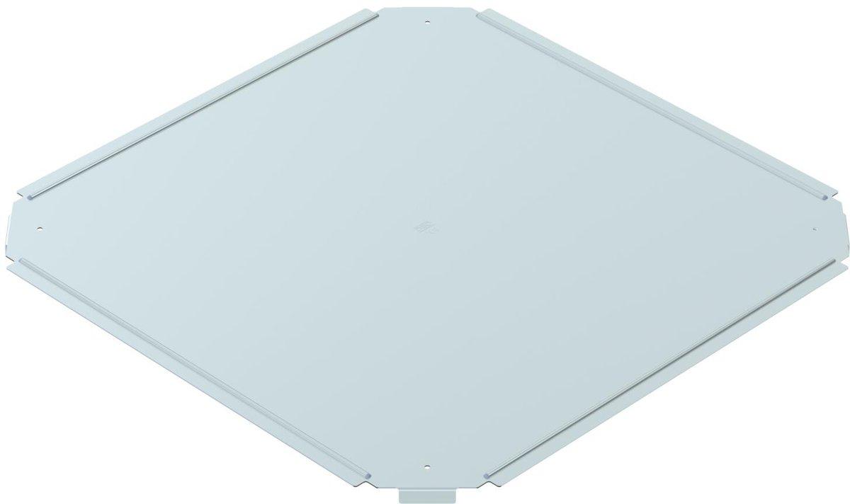 Deckel für Kreuzung B400mm Stahl bandverzinkt Zink/Aluminium Double Dip