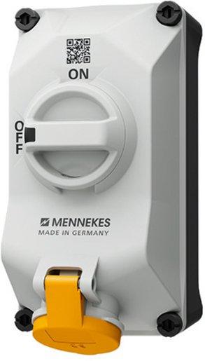 Wandsteckdose DUO 16A3P4h 110V IP44