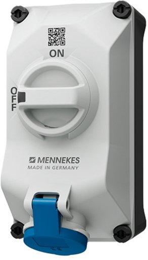 Wandsteckdose DUO 16A3P6h 230V IP44