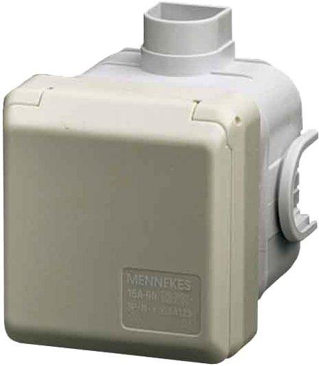UP CEE-Wandsteckdose Cepex 32A 5p 400V 6h IP44 perlweiß