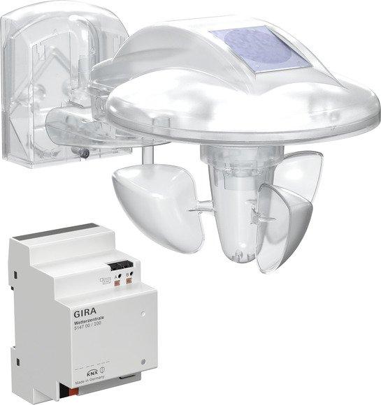 Wettersensor + Wetterzentrale (REG) KNX
