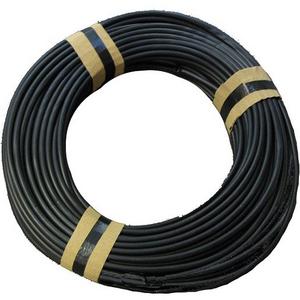 Weich PVC Isolierschlauch 1.0 mm x 0.4 mm schwarz