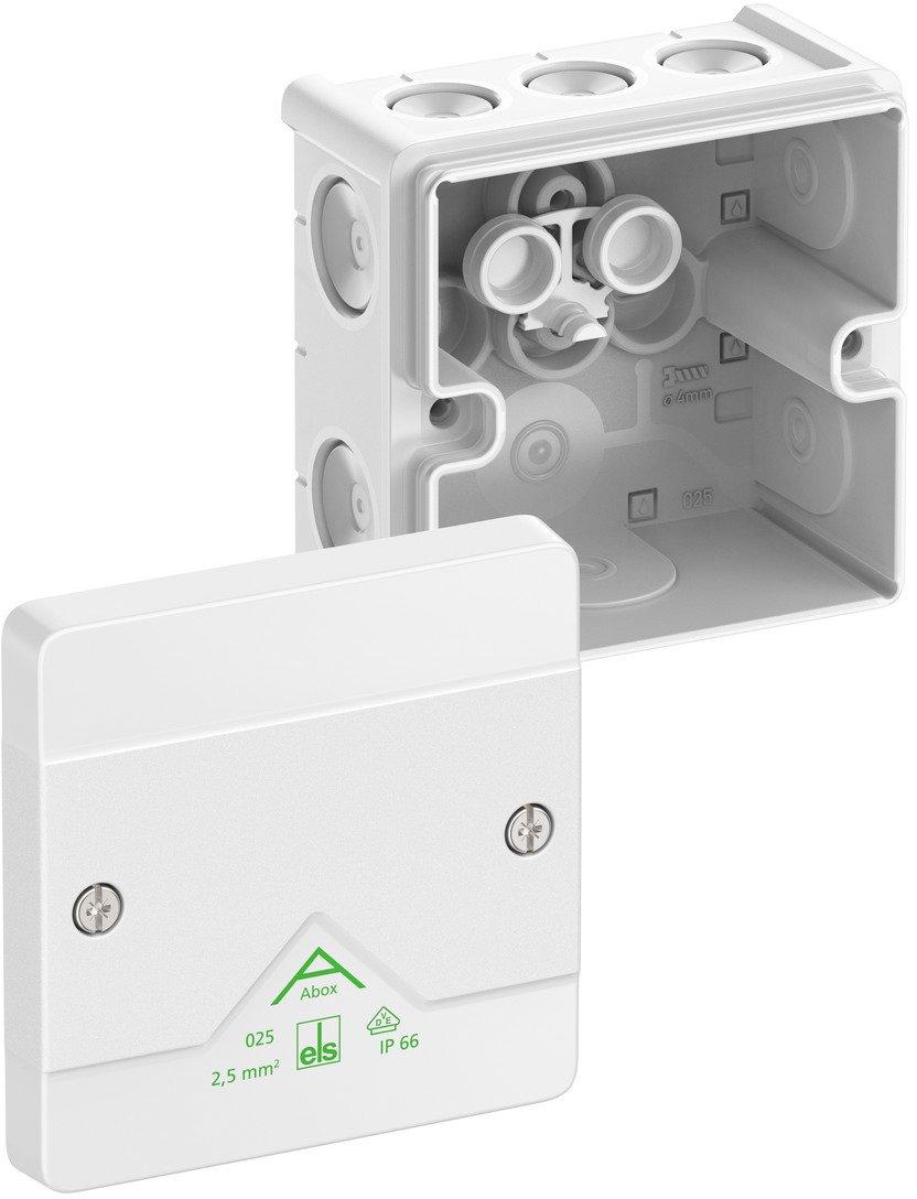 Abzweigkasten IP66 max L.quersch. 2,5² IK07 SK II Ui 690V AC Ui 1000V DC DLG VDE