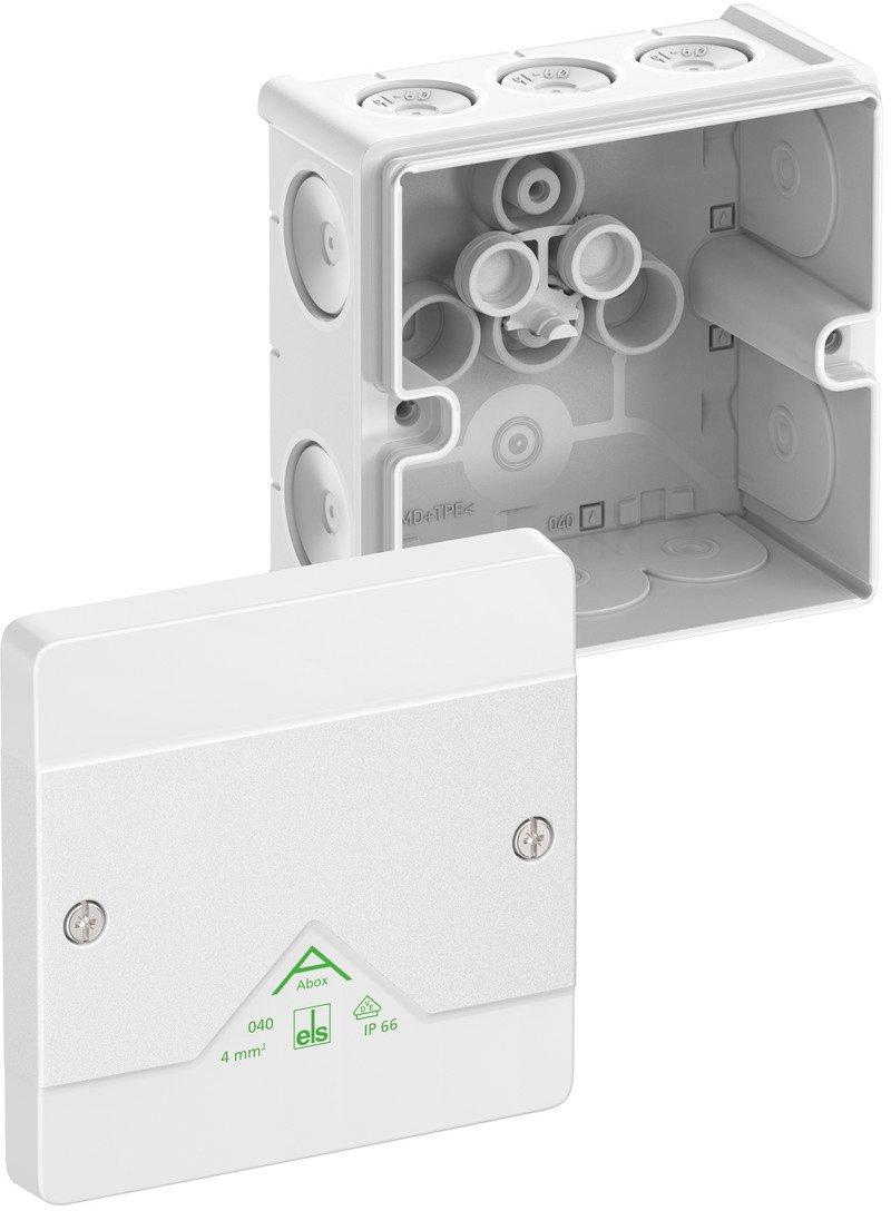 Abzweigkasten IP66 max. L.quersch. 4² IK07 SK II Ui 690V AC Ui 1000V DC DLG VDE