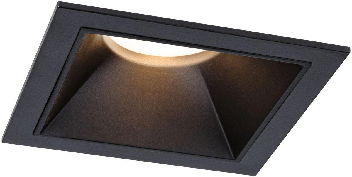 Einbauleuchte Set Cole Coin 3StepDim starr eckig 1x6W 2700K schwarz 470lm IP44