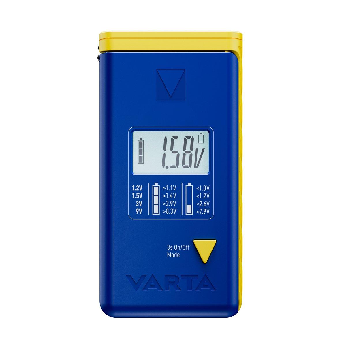 Batterietester LCD Battery Test Messbereich 1,2 V/1,5 V/3 V/9 V Akku