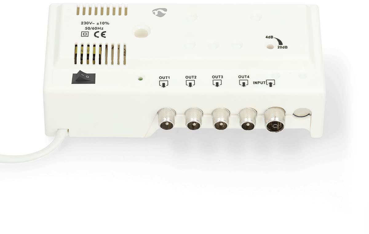 CATV-Verstärker 47 - 862 MHz Verstärkung dBi 20 dB weiß SAMP42241WT